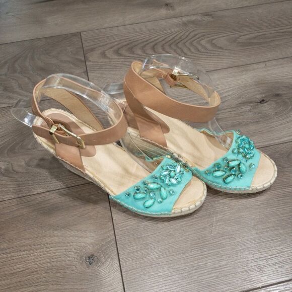 Cato Jeweled Wedges‎ - Picture 1 of 8